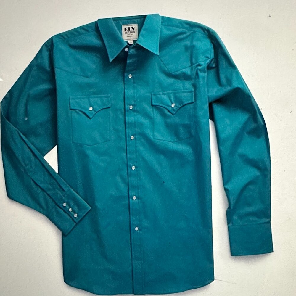 NWT Ely Cattleman Long Sleeve Western Shirt xl